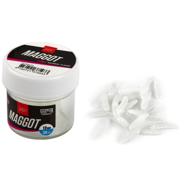 Masalas dirbtinis Lucky John Maggot 12 mm Fluo