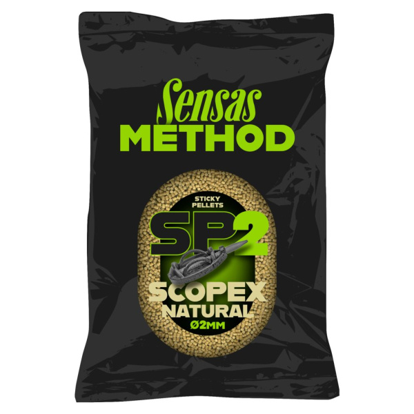 Peletės Sensas Method Sticky Scopex 2mm 650g