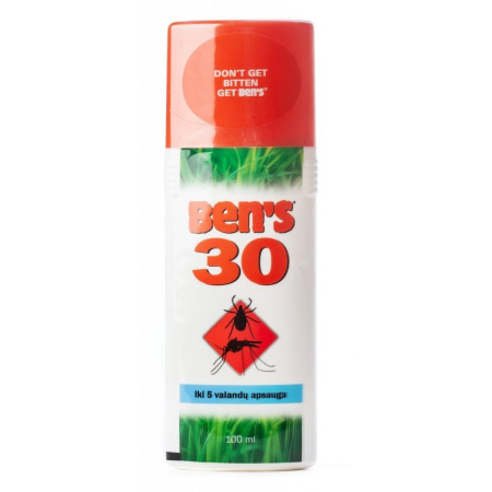Priemonė nuo vabzdžių ir erkių Ben's 30 100ml
