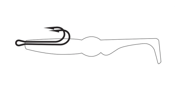 Kabliukai dvišakiai Lucky John Predator