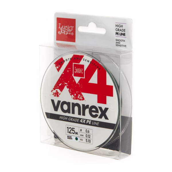 Valas pintas Lucky John Vanrex X4 Moss Green 125m