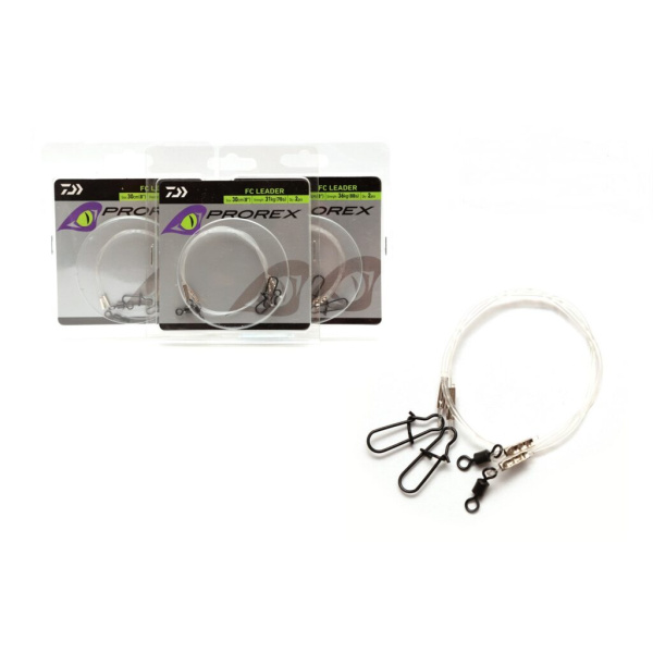 Pavadėlis Daiwa Prorex Fluorocarbon 30cm 22kg
