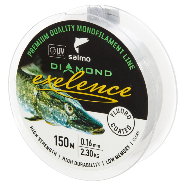 Valas Salmo Diamond Exelence Fluoro Coated Clear 150m