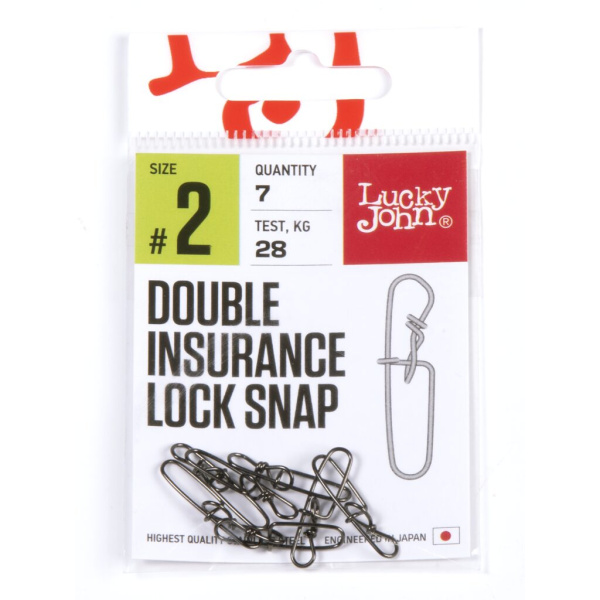 Karabinas Lucky John Pro Double Insurance Inside Lock BBS