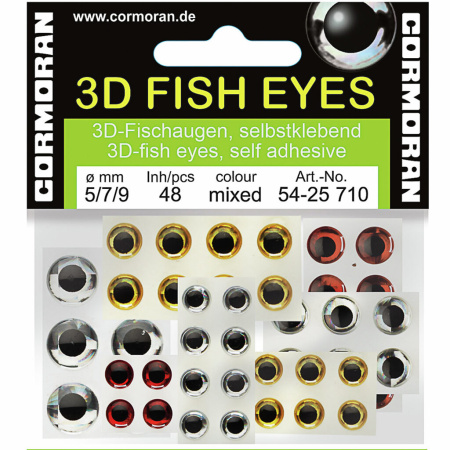 Reflektorius Cormoran 3D Fish Eyes 5-7-9mm