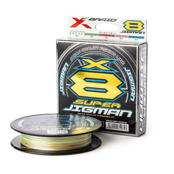 Valas pintas YGK X-Braid Super Jigman X8 0,270mm 20,412kg 200m