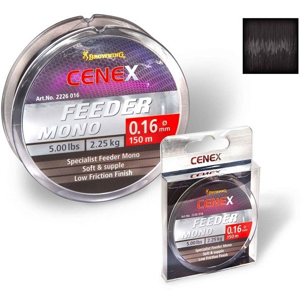 Valas Browning Cenex Feeder Mono 150m 0.22mm Valas Browning Cenex Feeder Mono 150m 0.22mm