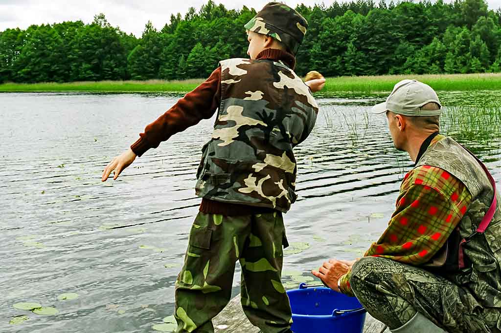 Karšiai nedideliuose ežeruose Karšiai nedideliuose ežeruose