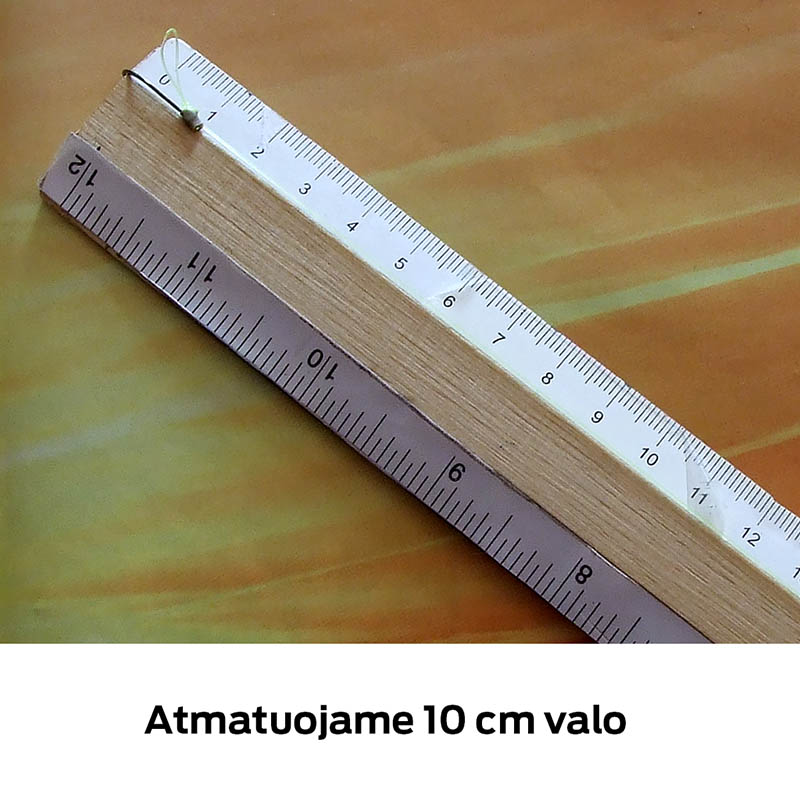 Atmatuojame 10 cm valo Sistemos montavimas