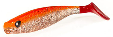 Guminukas Lucky John 3D Red Tail Shad Guminukas Lucky John 3D Red Tail Shad