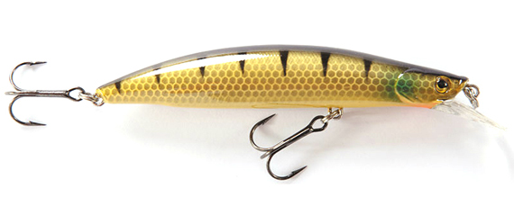 Žuvelę dryžuotais šonais imituojantis vobleris Lucky John Flat Minnow ypač dažnai išprovokuoja lydekų atakas pasibaigus ešerių nerštui Žuvelę dryžuotais šonais imituojantis vobleris Lucky John Flat Minnow ypač dažnai išprovokuoja lydekų atakas pasibaigus ešerių nerštui