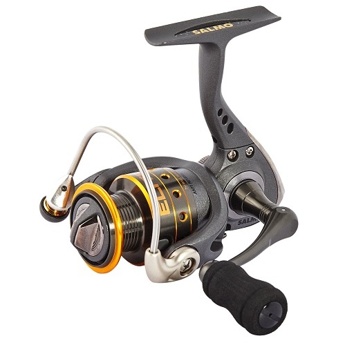 Kaip ir specialus spiningas Salmo Elite X-Twitch ritė, pritaikyta atlaikyti nemažas tvičingavimo metu patiriamas apkrovas Kaip ir specialus spiningas Salmo Elite X-Twitch ritė, pritaikyta atlaikyti nemažas tvičingavimo metu patiriamas apkrovas