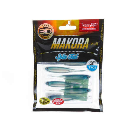 Guminukas Lucky John 3D Makora Split Tail salmo.lt Guminukas Lucky John 3D Makora Split Tail