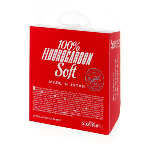 Valas Lucky John Fluorocarbon Soft 100m salmo.lt Valas Lucky John Fluorocarbon Soft 100m