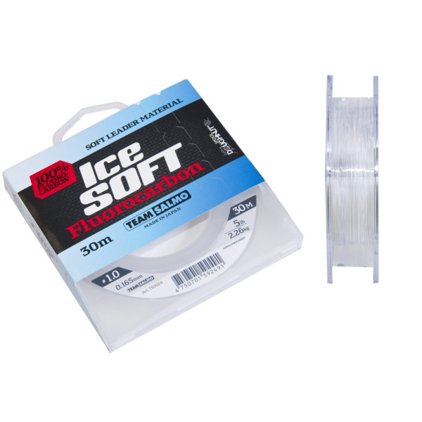 Valas Team Salmo Ice Soft Fluorocarbon 30m salmo.lt Valas Team Salmo Ice Soft Fluorocarbon 30m