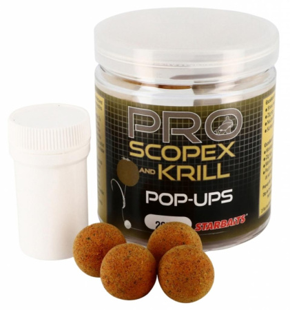 Boiliai StarBaits Probiotic Scopex Krill Pop Up 60gr salmo.lt Boiliai StarBaits Probiotic Scopex Krill Pop Up 60gr