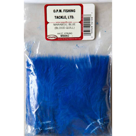 Plunksnos Wapsi Marabou Blue Plunksnos Wapsi Marabou Blue