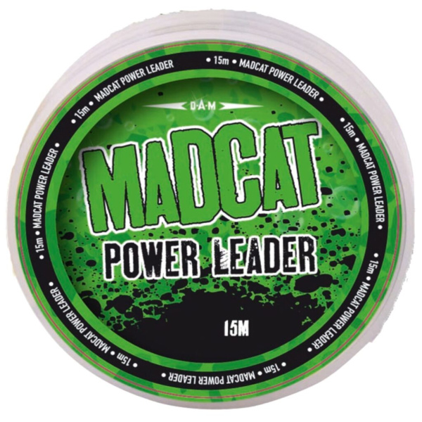 Valas pavadėliams Madcat Power Leader 15m 1mm 100kg Valas pavadėliams Madcat Power Leader 15m 1mm 100kg