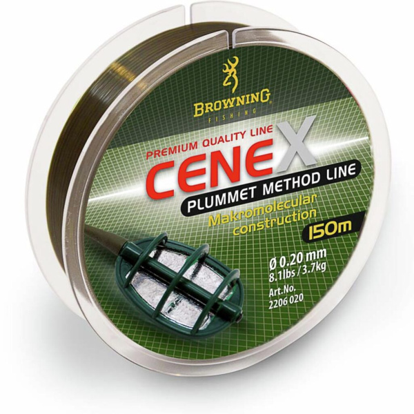 Valas Browning Cenex Plummet Method Feeder 150m 0.20mm Valas Browning Cenex Plummet Method Feeder 150m 0.20mm