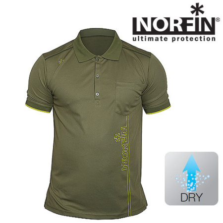 Marškinėliai polo Norfin Green salmo.lt Marškinėliai polo Norfin Green