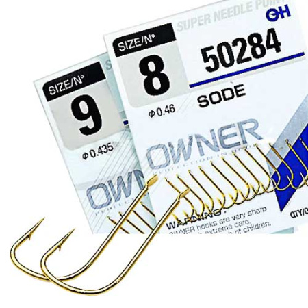Kabliukai Owner Sode Gold salmo.lt Kabliukai Owner Sode Gold