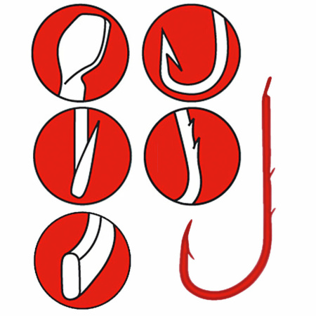 Kabliukai Gamakatsu 5260R 08 Kabliukai Gamakatsu 5260R 08