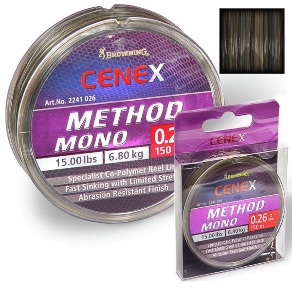 Valas Browning Cenex Method Mono 150m 0.22mm Valas Browning Cenex Method Mono 150m 0.22mm